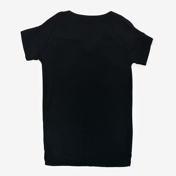 Madewell Novel Shift Dress Small Black Casual Minimalist Elevated Basic Summer - Picture 2 of 4